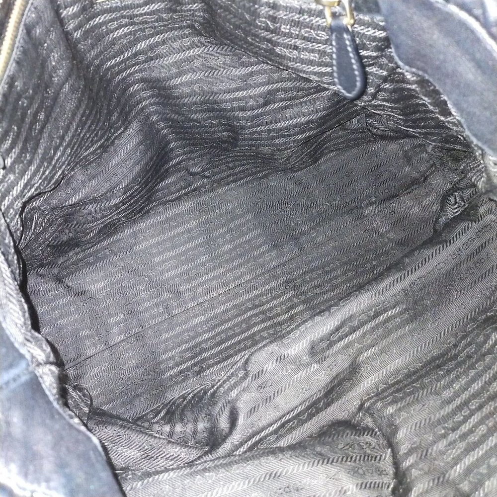 Prada Hand Bag Black Leather - Picture 8 of 9